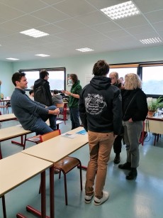 Salle de classe durant les JPO