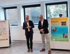 Mathieu Dosset réponsable du CFA et Patrice Mangeard directeur de l'IUT