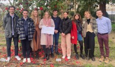 Les 9 candidats de la faculté de Santé de l'Université d'Angers, dont la lauréate, Lucie Breon