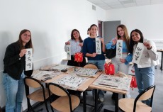 Atelier calligraphie et confection de lampe papier
