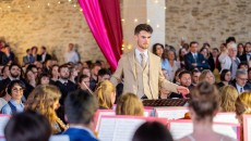L’ambiance musicale était assurée par l’orchestre des étudiants du département Pharmacie