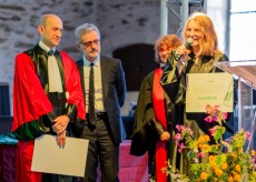 Le prix CROP a été remis à Lucie Bréon par Jocelyn Coutable