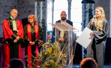 Le prix URPS a été remis à Audrey Pontrucher par Loïc Moisan
