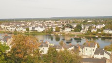 vue de Saumur et de la Loire