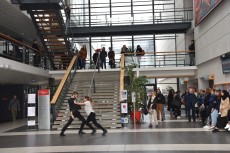 Dance performance at lunch time