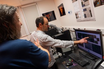 Arnaud Chevrolier a fait d&eacute;couvrir les outils d'imagerie &agrave; l'acteur