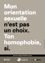 Mon orientation sexuelles n'est pas un choix. Ton homophobie, si.