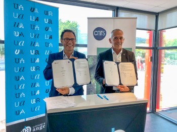 Christian Roblédo et Antoine Petit ont signé la convention le 21 juin