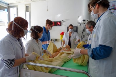 Les personnels paramédicaux ont appris à retourner des malades 