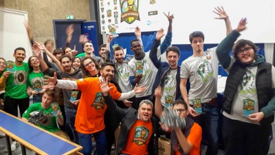 Le podium de la 6e édition de Game of robots