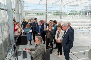 The new greenhouse is computer controlled.