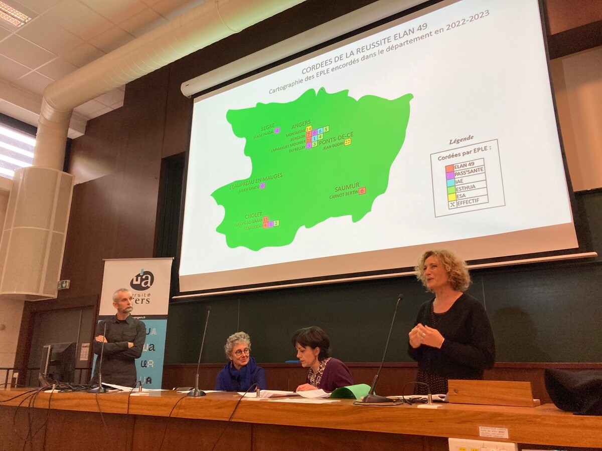 Lancement des Cordées de la réussite - Université Angers