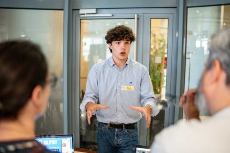 Malo Bernard a lancé son application mobile mi-mars. Crédit photo : Charlyne Labarre