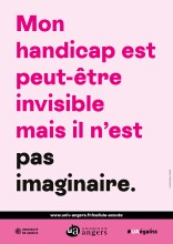 Mon handicap est peut-être invisible mais il n'est pas imaginaire