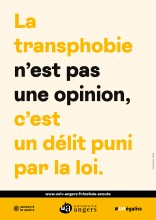 La transphobie n'est pas une opinion, c'est un délit puni par la loi.