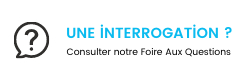 Bouton : Une interrogation ? Consulter notre Foire aux questions