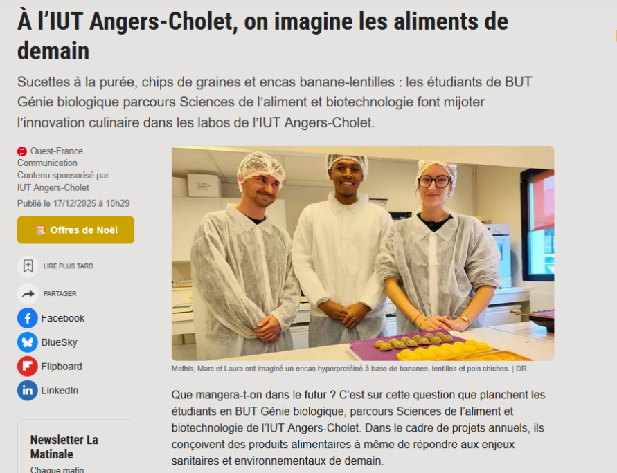 capture d'&eacute;cran cliquable du site Ouest-France 