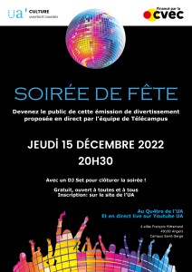 Affiche de la soirée