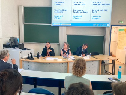 Sandra Camus, Aline Ramond-Roquin et Cédric Annweiler ont ouvert la journée.