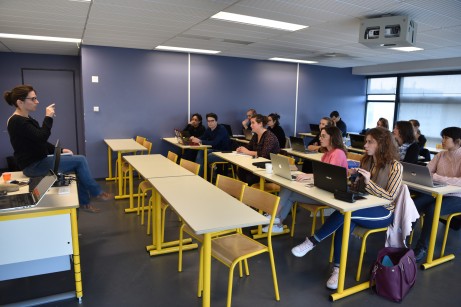 Les étudiants de Master de droit international et européen étudiants en Master de droit international et européen
